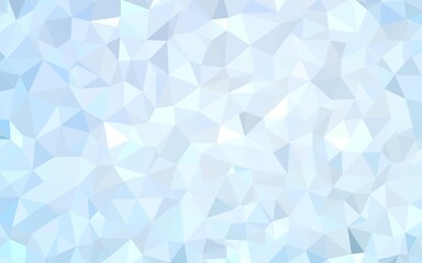 Light BLUE vector low poly background. Geometric illustration in Origami style with gradient.  Polygonal design for your web site.