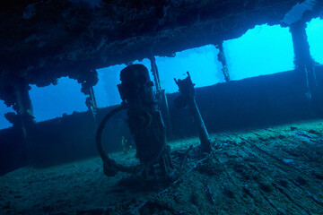 wreck wheelhouse © Nobu Otsuka