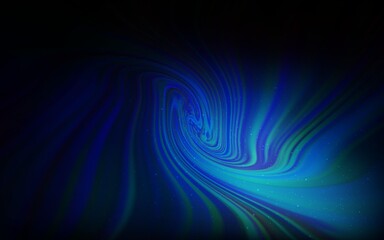 Dark BLUE vector background with galaxy stars. Shining colored illustration with bright astronomical stars. Pattern for astronomy websites.