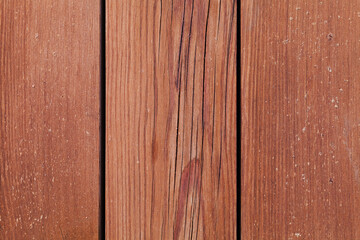 Obraz premium Red wooden wall, close up, background photo