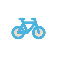 bike icon flat vector logo design trendy