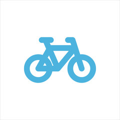 Fototapeta premium bike icon flat vector logo design trendy