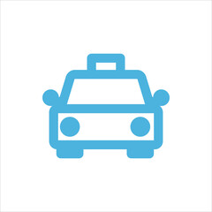 taxi icon flat vector logo design trendy