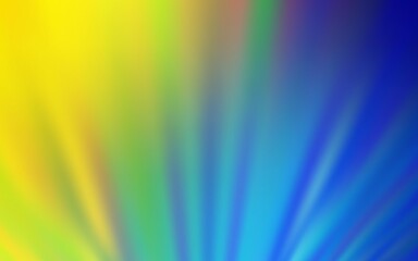 Light Blue, Yellow vector background with stright stripes. Modern geometrical abstract illustration with Lines. Pattern for ad, booklets, leaflets.