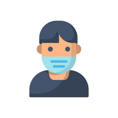 Doctor flat icon style design illustration