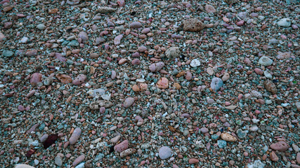 Photo of small stone in beach