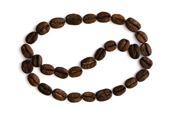 Image of a grain from a set of coffee beans