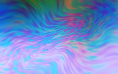 Light Blue, Green vector blurred shine abstract template. Modern abstract illustration with gradient. Elegant background for a brand book.