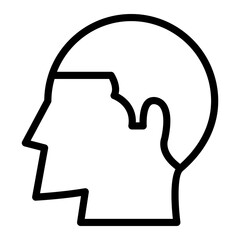 Head of man icon