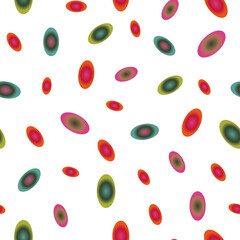 Colorful eggs seamless repeat pattern print background design