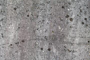 Texture of a dirty concrete wall with signs of age.