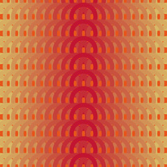 Colorful half round design repeat pattern print background