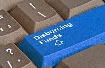 Keyboard with keys for control of fund