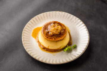 ベトナム風プリン　Vietnamese pudding with condensed milk