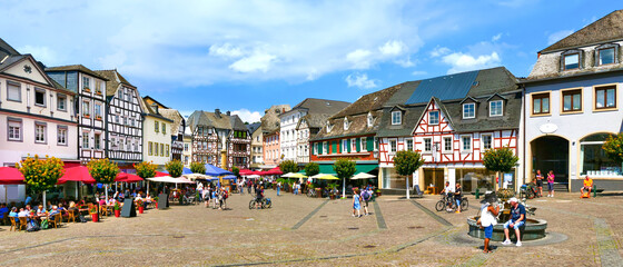 Linz am Rhein, Marktplatz Panorama