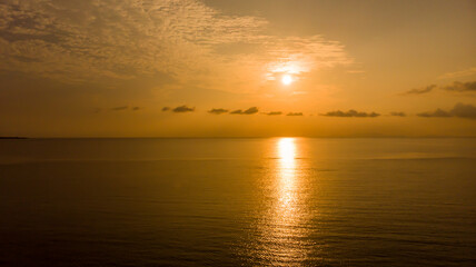 Naklejka premium 西表島 夕日