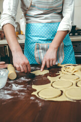 Woman cooking in the kitchen