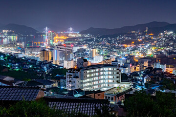 長崎の夜景　長崎市の夜景