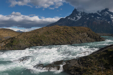 Stream, Torres del Paine National Park, Chilean Patagonia, Chile