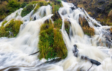 Cascade, Torres del Paine National Park, Chilean Patagonia, Chile