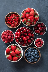 Various fresh summer berries