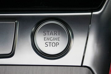 Silver start/stop button