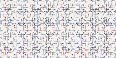 burlap texture, jute color vector pattern, paint abstract vector seamless pattern