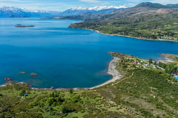 Laguna San Rafael National Park, Aerial view, Aysen Region, Patagonia, Chile