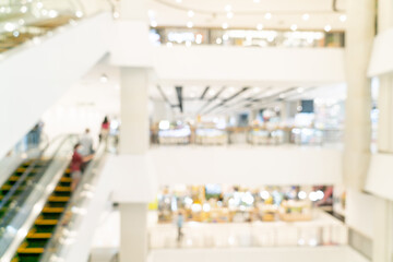 abstract blur shopping mall and retail store