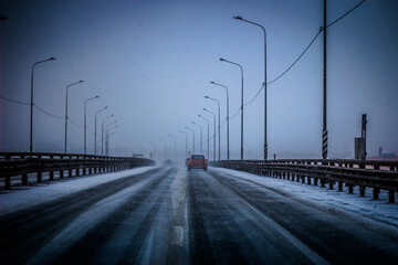 Road winter