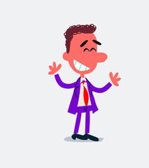 Fototapeta premium Very pleased businessman 