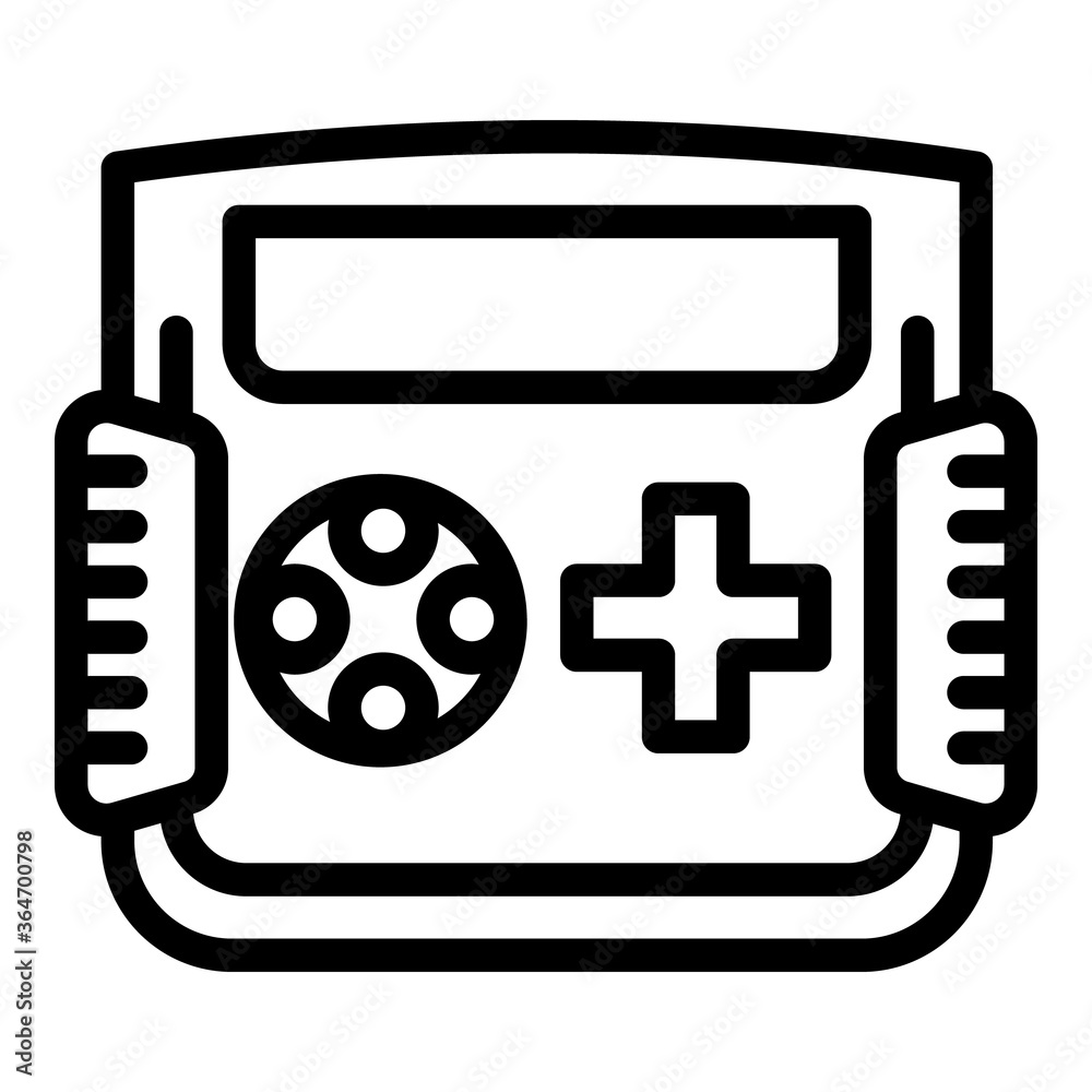 Poster drone control panel icon. outline drone control panel vector icon for web design isolated on white b