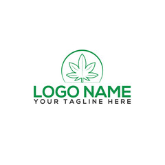 Cannabis Logos, Hemp Logo Design vector template