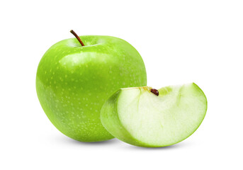  Green Apple Isolated on White Background