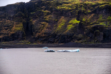 Obraz premium Solheimajokull Glacier, South Iceland, near Vik