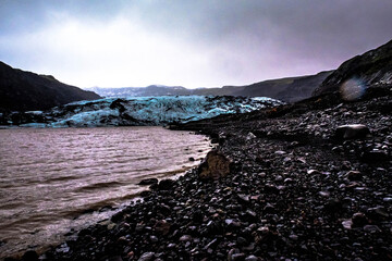 Solheimajokull Glacier, South Iceland, near Vik