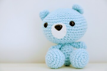 Teddy bear, a baby toy