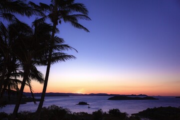 Fototapeta na wymiar オーストラリア・ハミルトン島の夕景
