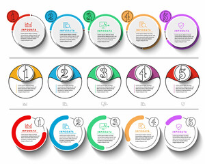 Set of Minimal infographic template design promotion banner, scroll,  sticker, badge, price tag, offer poster.