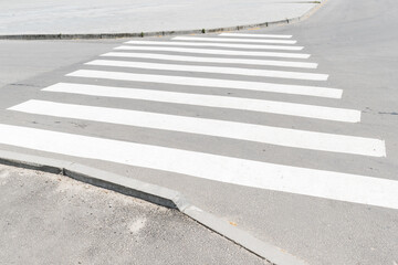 Crosswalk across the road