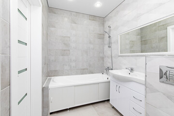 beautiful house, interior, view of the bathroom