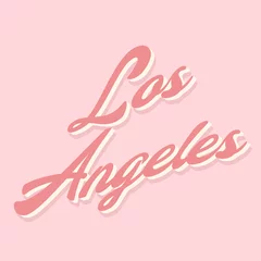 Peel and stick wall murals Retro sign los angeles retro sign
