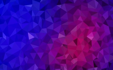 Light Blue, Red vector low poly layout. Colorful illustration in abstract style with triangles. Pattern for a brand book's backdrop.