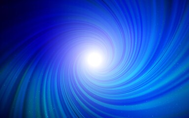 Dark BLUE vector pattern with night sky stars. Modern abstract illustration with Big Dipper stars. Template for cosmic backgrounds.