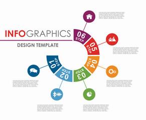 Infographic design template with place for your data. Vector illustration.