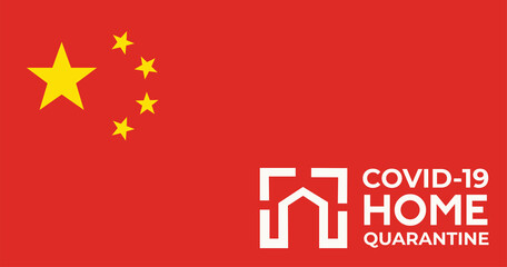 Corona virus prevention.
Home Quarantine vector design