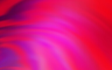 Light Pink vector backdrop with curved lines. Glitter abstract illustration with wry lines. Brand new design for your ads, poster, banner.