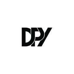 dpy letter original monogram logo design