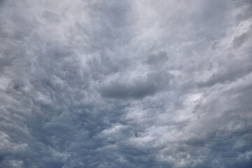 thunderclouds on a summer evening
