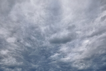 thunderclouds on a summer evening